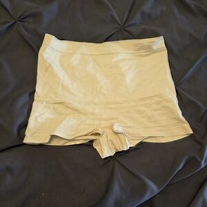 Maidenform High-Waist Shapewear Shorts - Beige